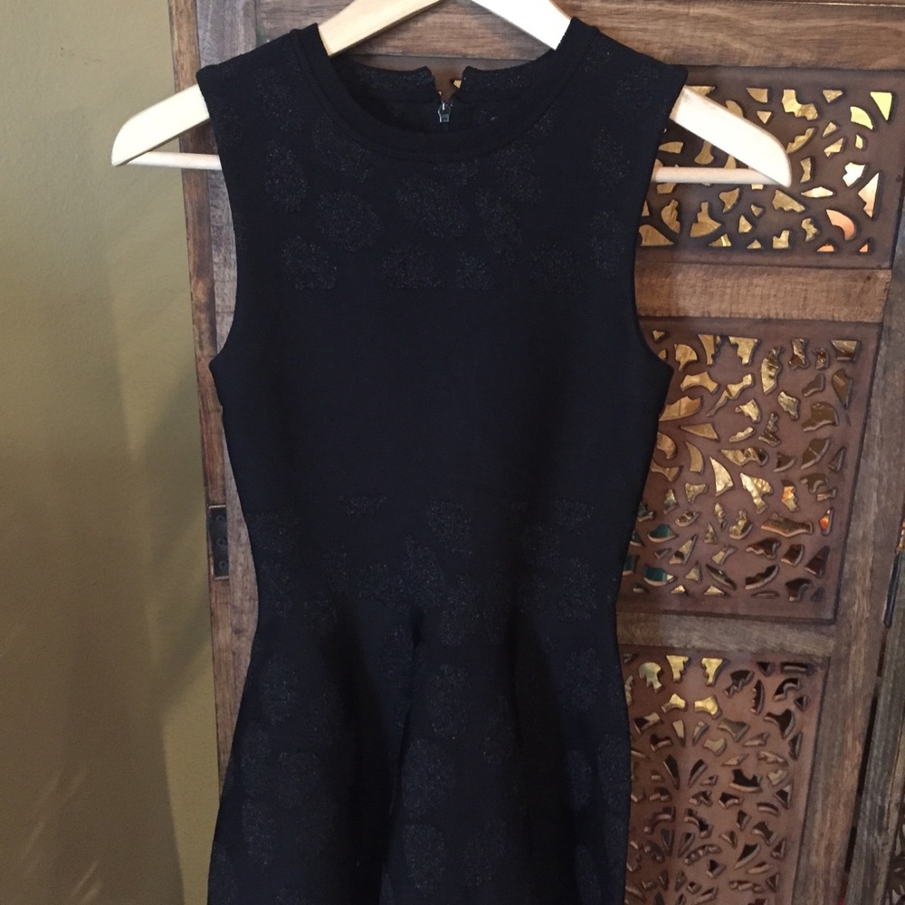 ISSA Black Fit & Flare Dress - Picture 6 of 9
